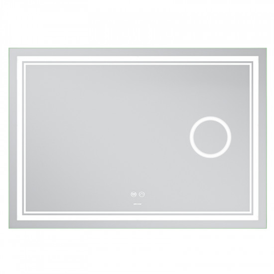 Зеркало Mixxus Premium QUADRO MR20-120x80 (LED Touch, Anti-fog, димер, линза) (MP6624)
