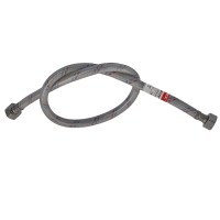 Гнучкий шланг для підключення води гайка 1/2'' - гайка 1/2'' (200 см) (силик. оболонка) Zerix (ZX30