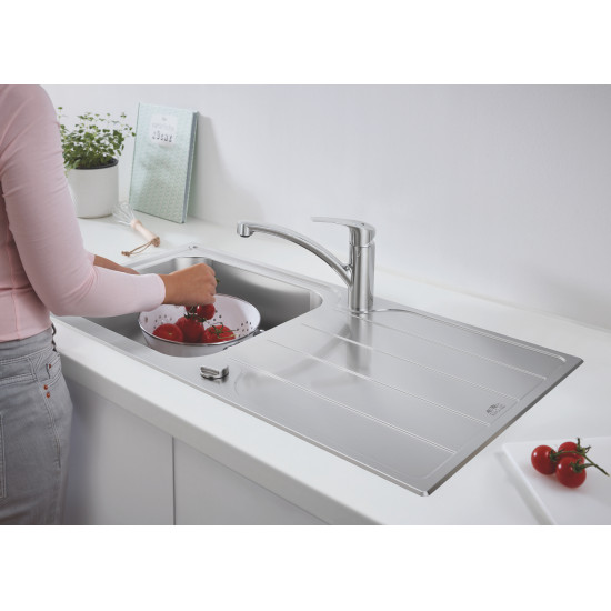 Мийка для кухні із нержавіючої сталі Grohe K500 (31563SD1)