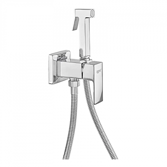 Змішувач для гігієнічного душу Zerix LEB9-123 (з лійкою) (ZX5571)