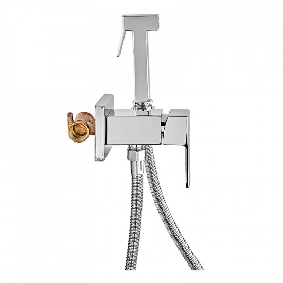 Змішувач для гігієнічного душу Zerix LEB9-123 (з лійкою) (ZX5571)