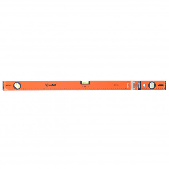 Рівень будівельний алюмінієвий Polax 800 мм 3 капсулы (38-052)