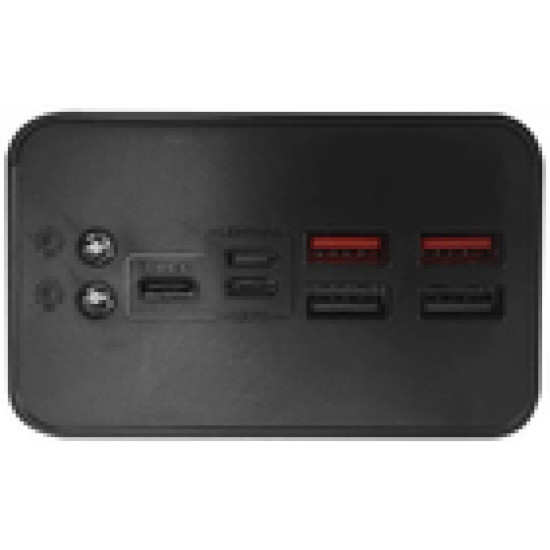 Повербанк XO PR124 40000 mAh, черный