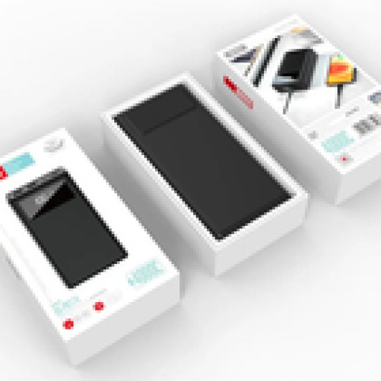 Повербанк XO PR124 40000 mAh, черный