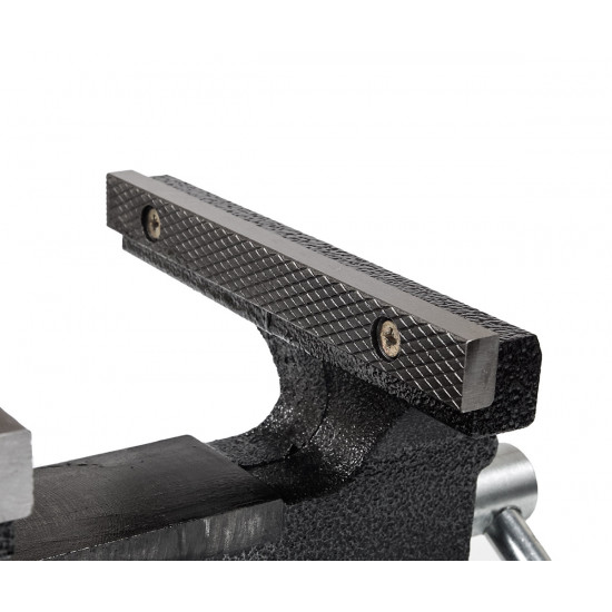 Лещата слюсарні Polax настільні поворотні 100 мм (25-099)