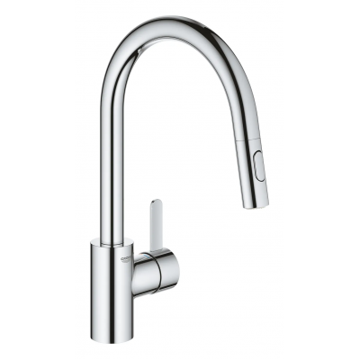 Змішувач для кухні з висувним виливом Grohe Eurosmart Cosmopolitan (31481001)