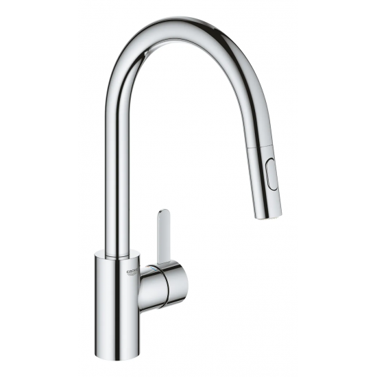 Змішувач для кухні з висувним виливом Grohe Eurosmart Cosmopolitan (31481001)