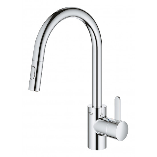 Змішувач для кухні з висувним виливом Grohe Eurosmart Cosmopolitan (31481001)