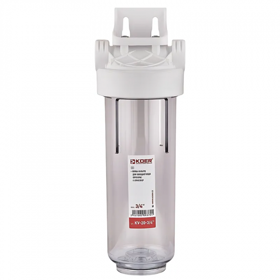 Колба фильтра для холодной воды KOER KV-20-3/4 6 атмосфер 3/4" (KR5637)