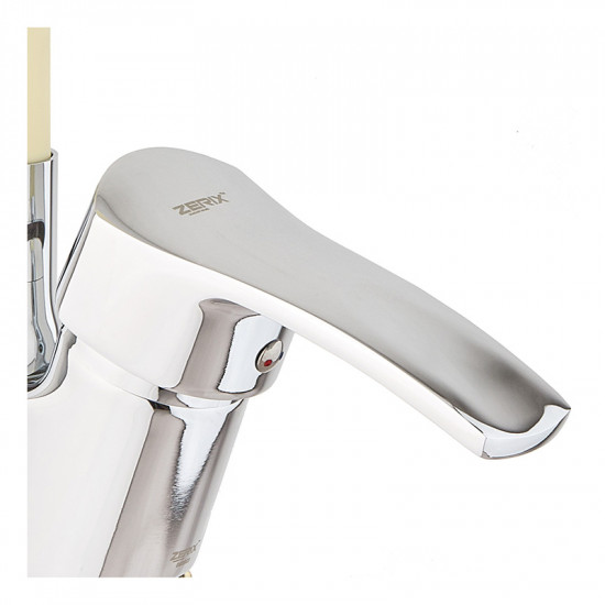 Кухонний змішувач із силіконовим виливом Zerix YUB 279 Reflector Ivory (ZX4977)