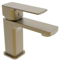 Змішувач для умивальника Haiba Kubus 001 BRUSHED GOLD (HB9622)