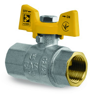 Кран кульовий Koer KG.207 - 3/4" FF ГГМ (газ) (KR4959)