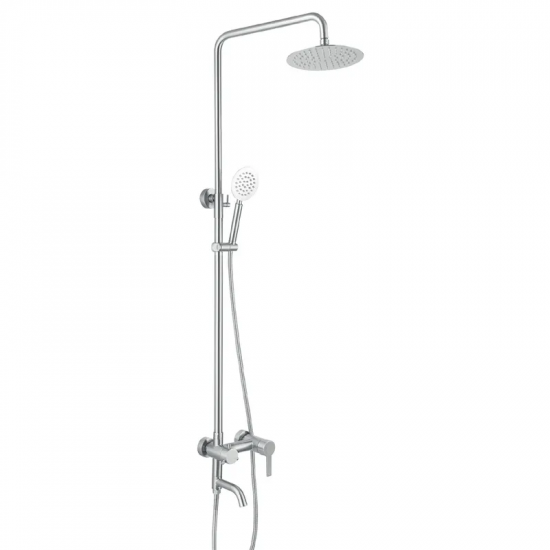 Душова колона зі змішувачем (нерж.сталь) Haiba NOX-009-J (HB2790)