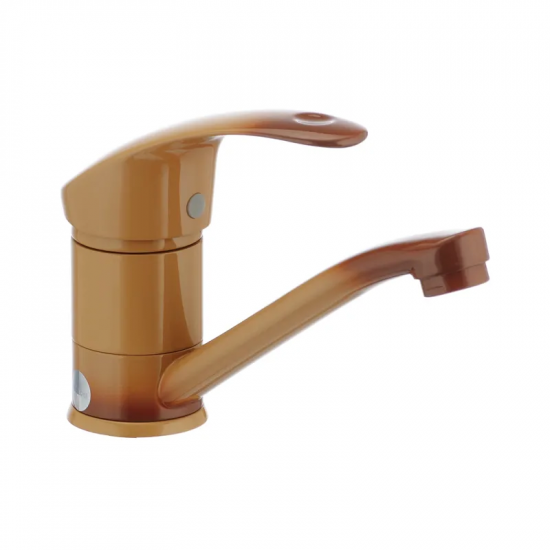 Змішувач для умивальника Haiba Mars 004 (вилив 15 см) коричневий (HB0250)