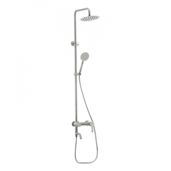 Душова колона зі змішувачем (нерж.сталь) Mixxus NOX-009-J (SS0038)