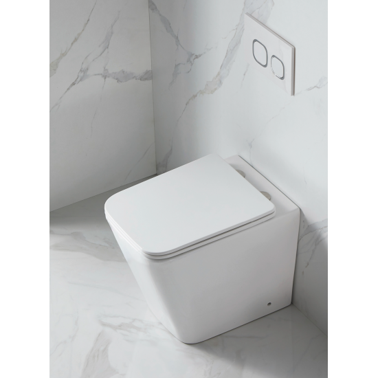 Унітаз підлоговий безбачковий Mixxus Premium QUADRO-0701-R 600х355х410mm, система змиву RIMLESS (MP Унітаз підлоговий безбачковий Mixxus Premium QUADRO-0701-R 600х355х410mm, система змиву RIMLESS (MP