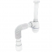Сифон для раковини Zerix SU-03-В без випуску, з ревізією (Колір білий) 1 1/4'' (ZX5084)