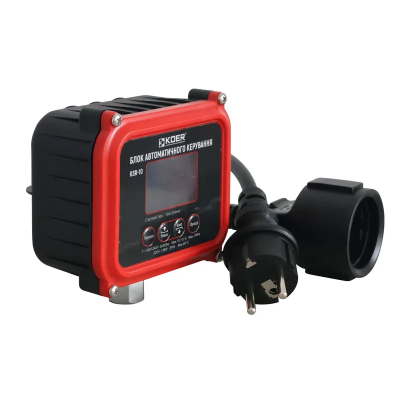 Реле тиску електронне KOER KSR-10 регулююче, до 1,5кВт, кабель з євровилкою та розеткою (KP3371)