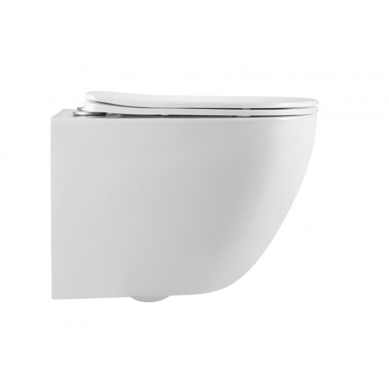 Унітаз підвісний Mixxus ELLIPSE-0306-T3 520x360x365mm, система змиву TORNADO 3.0 (MI6704)