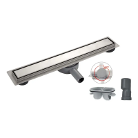 Душевой трап из нержавеющей стали SUS304 Koer FD29-70x1000 (KR4750)