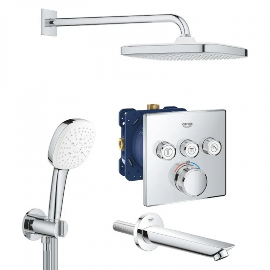 Набір для комплектації вани з Tempesta Cube 250 Grohe Eurocube (26415SC6)