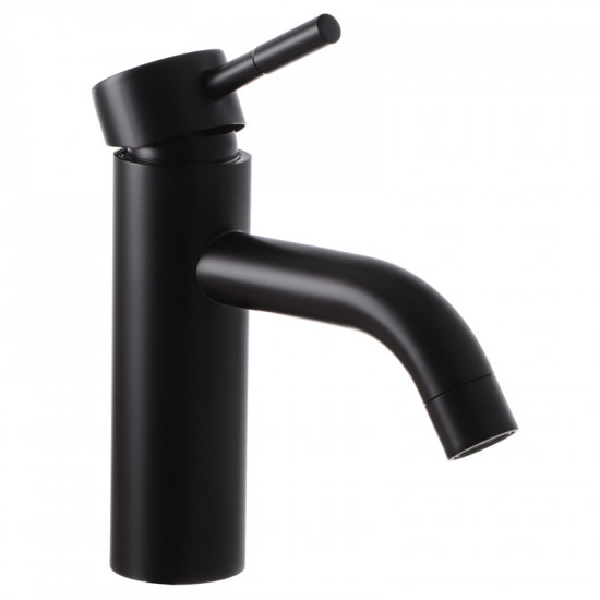 Змішувач для умивальника Mixxus SUS-001-B чорний (з нерж. Сталі) (MI2803)