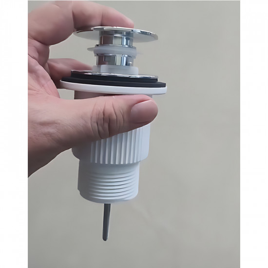 Донний клапан для раковини Mixxus POP-UP-10 1 1/4'' універсальний (з/без перел) СLICK-СLACK (Кол.хр