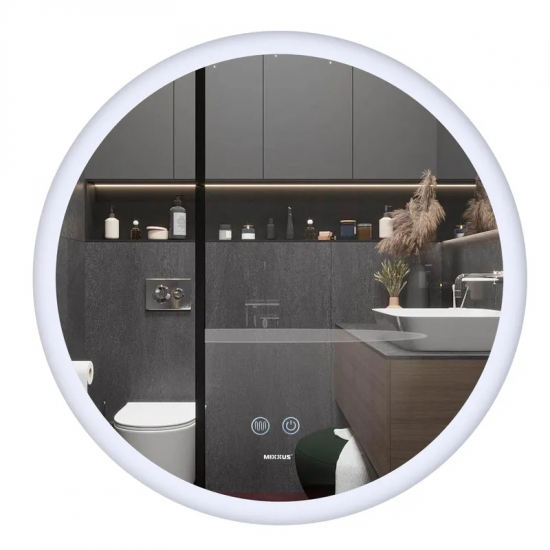 Зеркало Mixxus PLAIN MC11-60 с LED Touch, Anti-fog, диммером, рег. яркости (MI6663)
