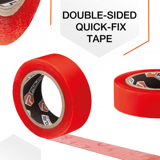 Стрічка двостороння клейка Polax швидкої фіксації 10 мм х 5 м (101-144)