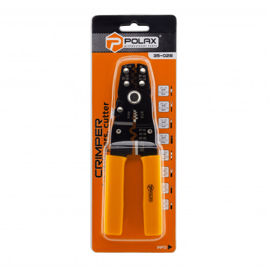 Кліщі для опресування клем Polax (35-028)