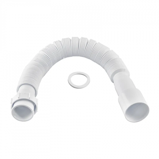 Гофротруба сполучна Zerix GN-01-B з накидною гайкою 1 1/2" (460-1100 мм) (ZX5096)