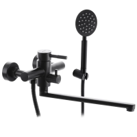 Смеситель для ванной из нержавеющей стали SUS304 Mixxus SUS-006 (Euro) Чёрный (MI2806)