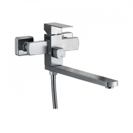 Змішувач для ванни Zerix KUB-007 (EURO) з нерж. сталі SUS304 (ZX5564)