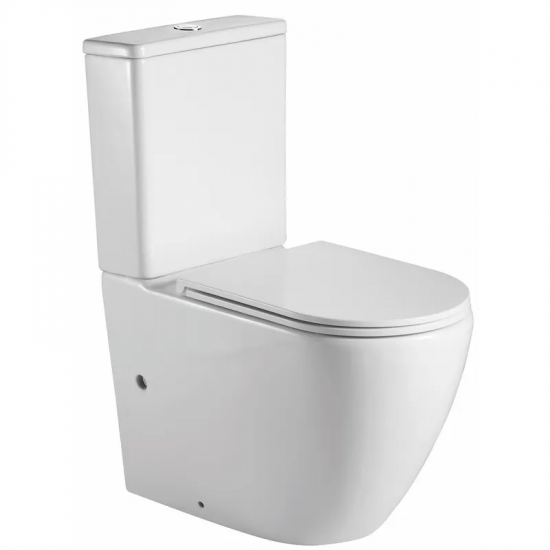 Унітаз-компакт Mixxus Premium Ellipse-0402-R 660x390x855mm, система змиву RIMLESS (MP6468)