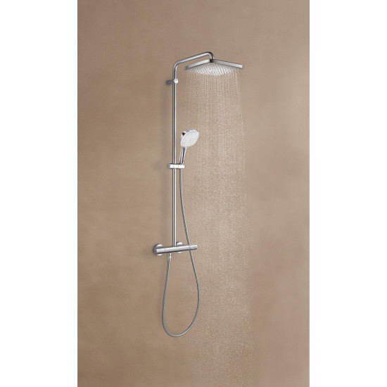 Душова система з термостатом для настінного монтажу Grohe Tempesta System 250 Cube (26689001)