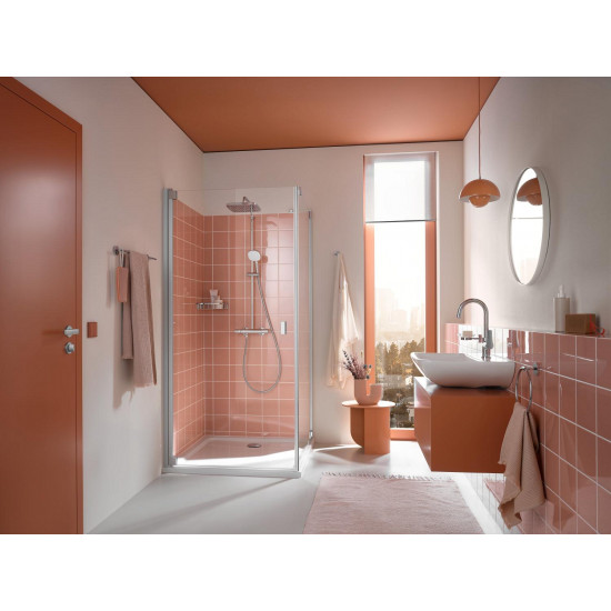 Душова система з термостатом для настінного монтажу Grohe Tempesta System 250 Cube (26689001)