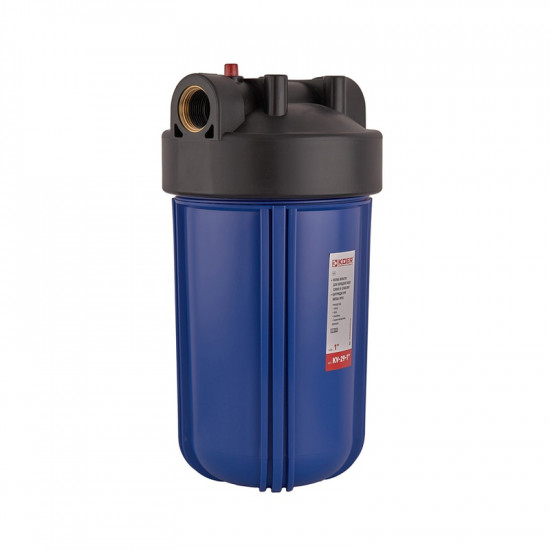 Колба фильтра для холодной воды Koer KV-29-1 ВВ10 (колба, картридж PPR нить) 8 атмосфер 1" (KR5447)