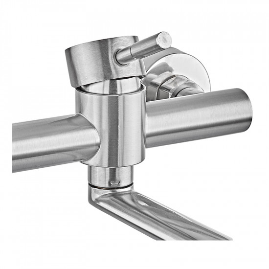 Змішувач для кухні Armata SUS-005 настінний з нерж. сталі  (CH6472)
