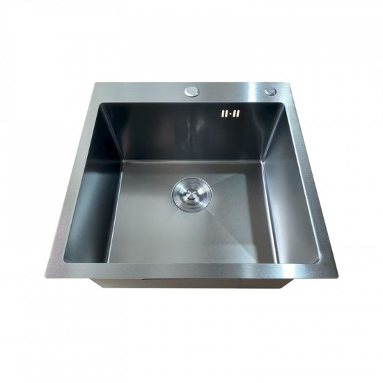 Мойка Mixxus MH5050 Micro Decor Graphite (3.0/0.8) из нерж. стали (цвет графит) (MI8213)