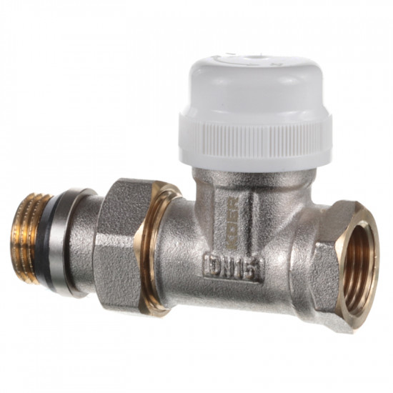 Кран термост.с попередн.налаштуван.,прямий,з систем."антипротікання" Koer KR.953-Gi - 1/2" (KR3070)