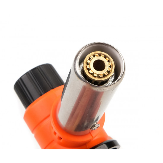 Газовий пальник з п\'єзопідпалом, керамічним соплом та кутом нахилу 360° Polax 1,3 kW, 1300 °C (32-033) Газовий пальник з п\'єзопідпалом, керамічним соплом та кутом нахилу 360° Polax 1,3 kW, 1300 °C (32-033)