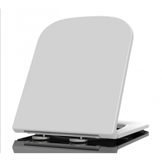 Сидіння-кришка для унітазу Mixxus Premium SEAT COVER QUADRO-STYLE-2001 з мікроліфтом 427х344х39mm (
