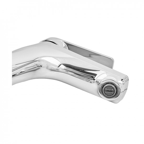 Змішувач для умивальника Plamix Lucas-001 SET Chrome з підведенням (PM0707)