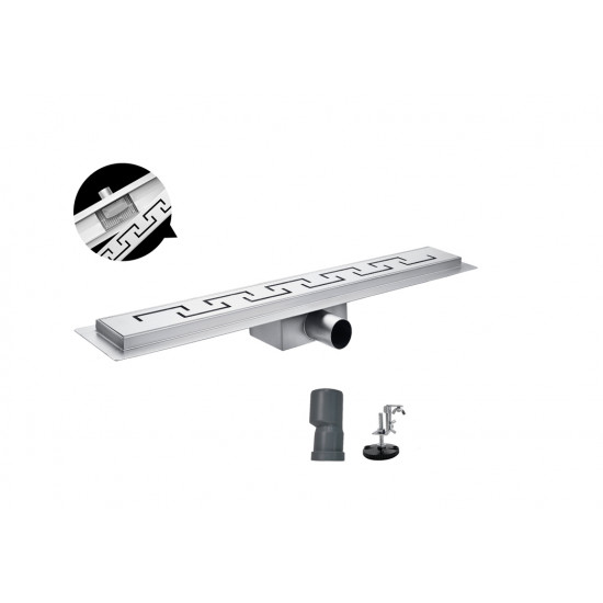 Душовий трап з нержавіючої сталі SUS304 Koer FD04-70x600 (AC0705)