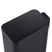 Корзина для мусора с плавным закрытием прямоугольная Mixxus Premium Quadro-TC0105 Black 5 л цвет черный