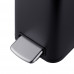 Відро для сміття з плавним закриттям прямокутне Mixxus Premium Quadro-TC0105 Black 5 л колір чорний