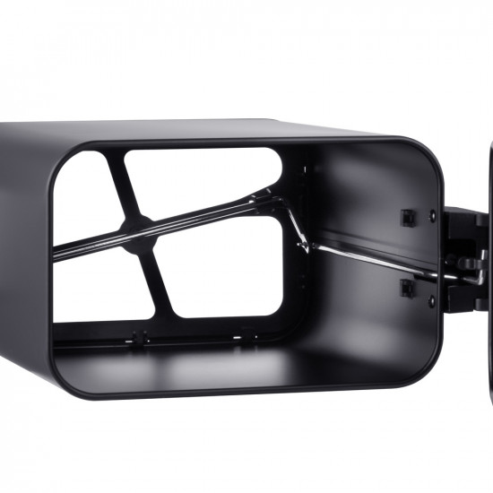 Відро для сміття з плавним закриттям прямокутне Mixxus Premium Quadro-TC0105 Black 5 л колір чорний