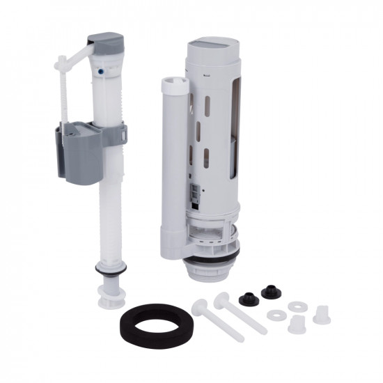 Бачок до унітазу-компакту Mixxus Quadro-0404-T1 Tank 660х360х820 зі зливною арматурою (MI8315)