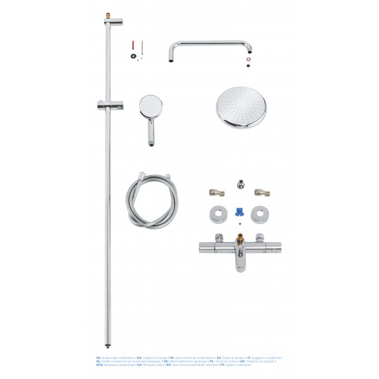 Душова система з термостатом для душа Grohe New Tempesta Cosmop. System (26223001) Душова система з термостатом для душа Grohe New Tempesta Cosmop. System (26223001)