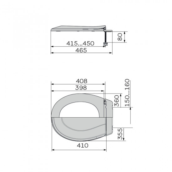 Сидіння унітазу з кришкою ZERIX TS-01 (ZX5586)